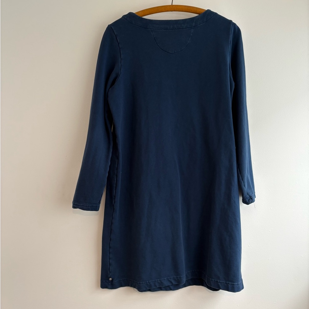 Neon Buddha blue cotton sweatshirt dress size M - Picture 2 of 3